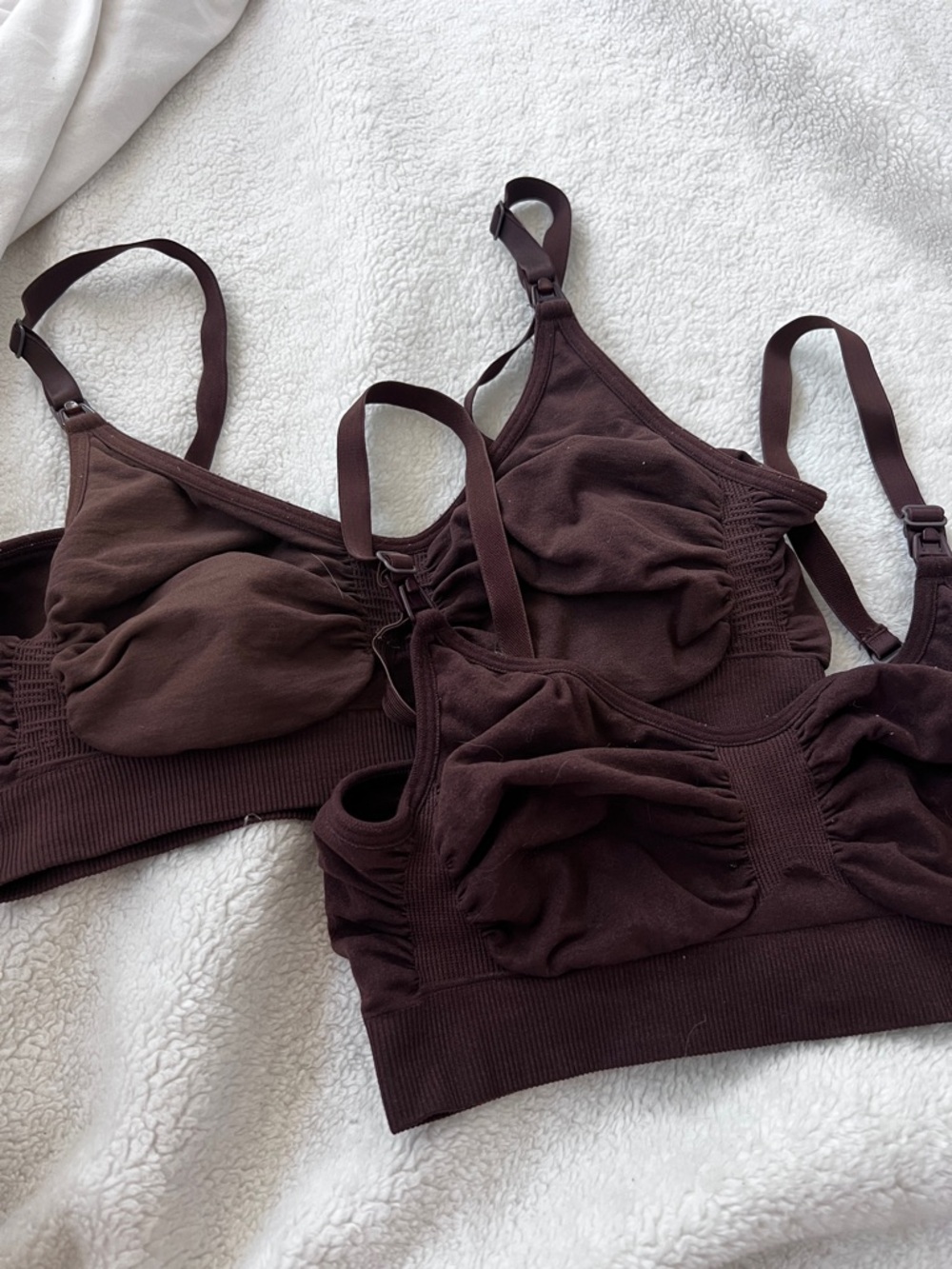 Skims seamless sculpt nursing bras